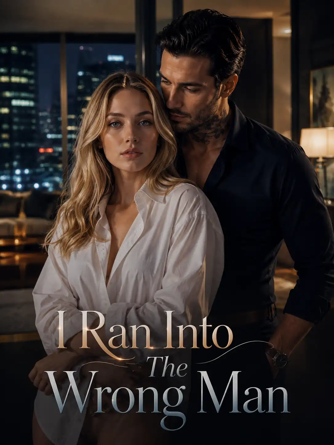 {name} interactive AI story series cover art, WhatsLove AI